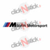 BMW motorsport 4 couleurs sticker