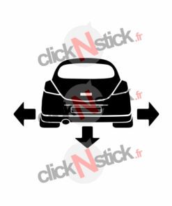 Opel Corsa D down n out sticker