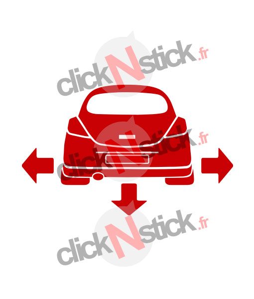 Opel Corsa D down n out stickers