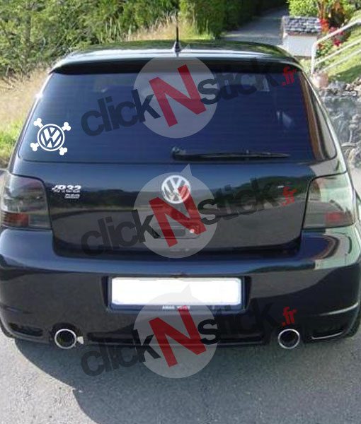 VW volkswagen pirate sticker