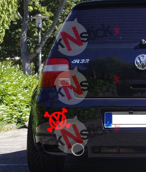 VW volkswagen pirate stickers