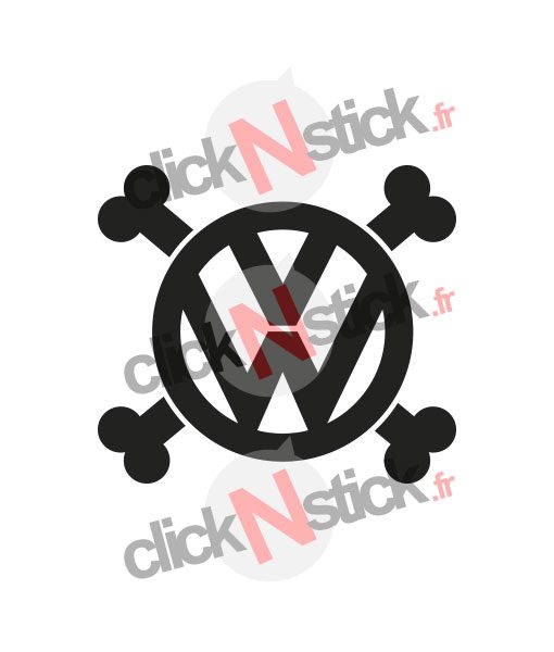 VW volkswagen pirate stickers