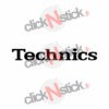Technics platine dj sticker