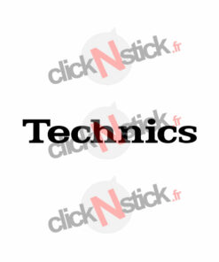 Technics platine dj sticker