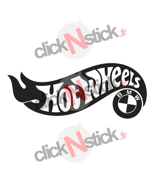 Hot Wheels bmw stickers humour