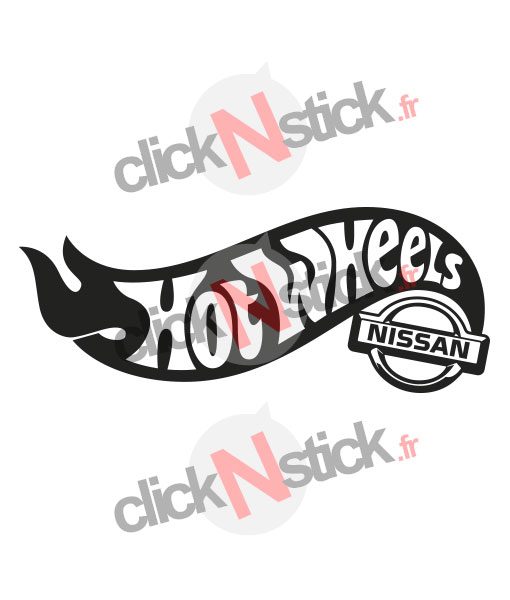 Hot Wheels nissan stickers humour