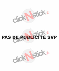 pas de publicité sticker boite aux lettres