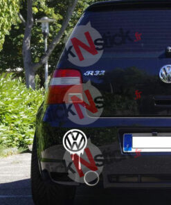 volkswagen vw coulée encre sticker