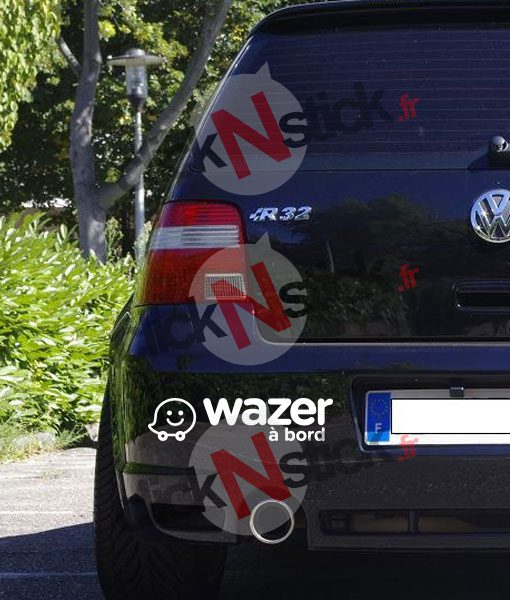 Wazer à bord stickers