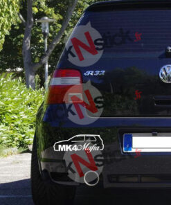 Stickers volkswagen vw golf 4 mafia