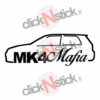 Sticker vw golf mk4 mafia