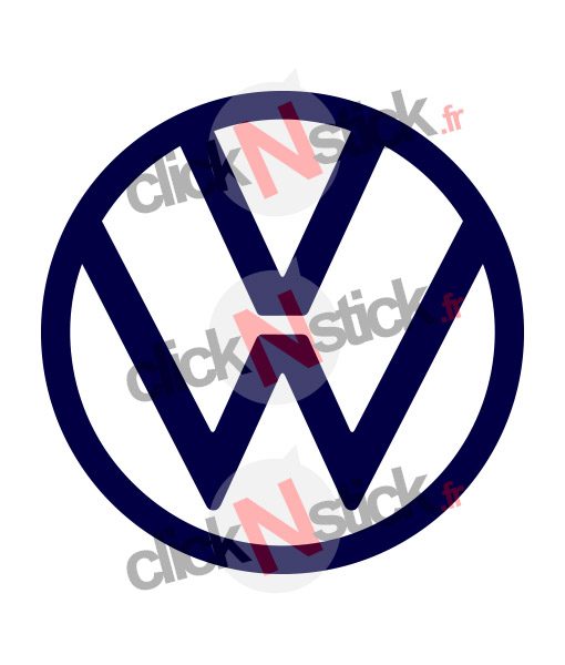Volkswagen VW nouveau logo 2019 stickers