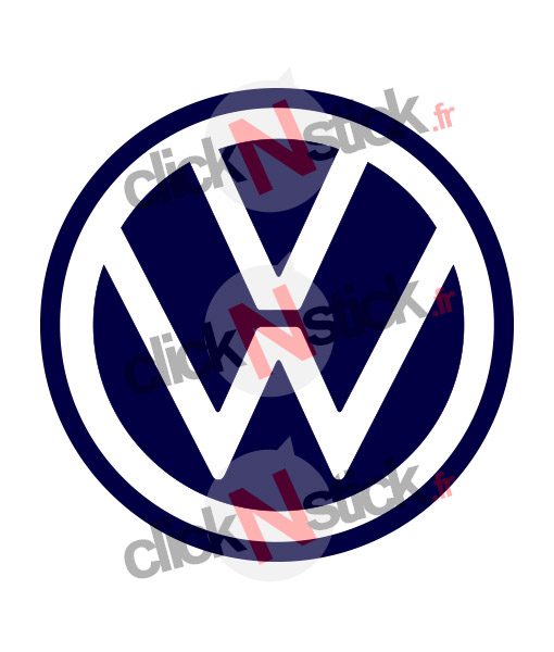 Volkswagen VW nouveau logo 2019 stickers