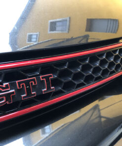 Sticker logo GTI pour personnaliser calandre de golf 6