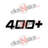 sticker 400+ cv puissance