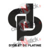 D'or et de Platine logo Jul sticker