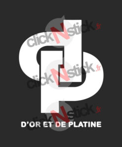 D'or et de Platine logo Jul stickers