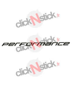 Sticker performance personnalisé golf 7 GTI
