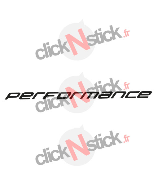 Sticker performance personnalisé golf 7 GTI