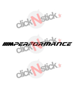 sticker BMW M performance motorsport