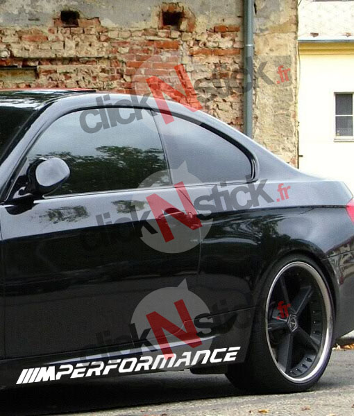 stickers autocollant bmw m performance motorsport