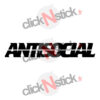 Sticker antisocial