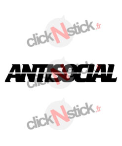 Sticker antisocial