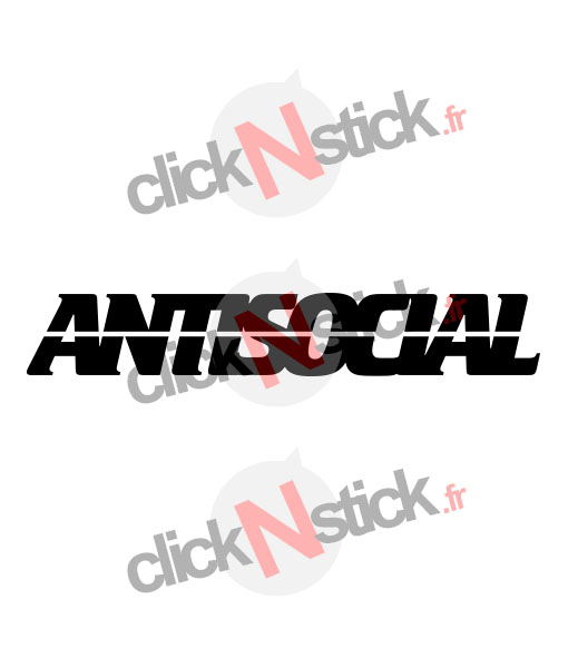 Sticker antisocial