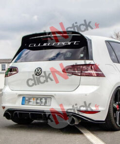 Sticker clubsport personnalisable pour golf GTI