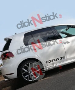 Stickers edition 35 golf 6 GTI personnalisable