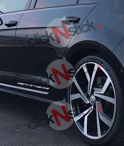 Stickers performance golf 7 GTI personnalisable