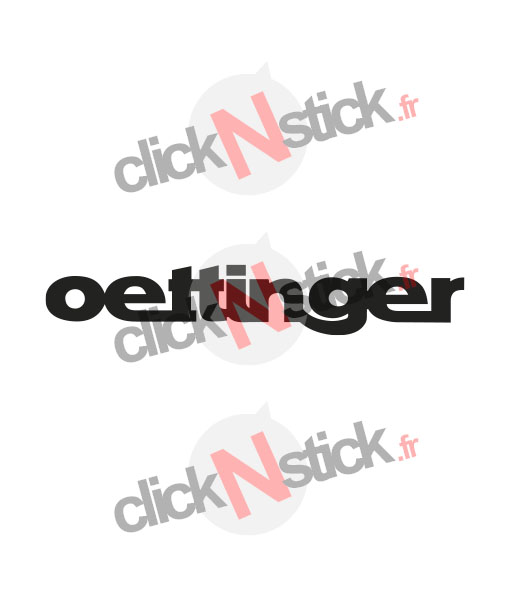 Sticker préparateur allemand Oettinger tuning