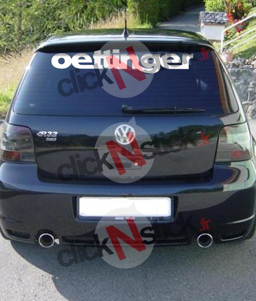 Stickers autocollant préparateur allemand Oettinger tuning