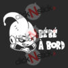 Sticker bébé à bord DBZ Buu Boubou Boo pour fond sombre