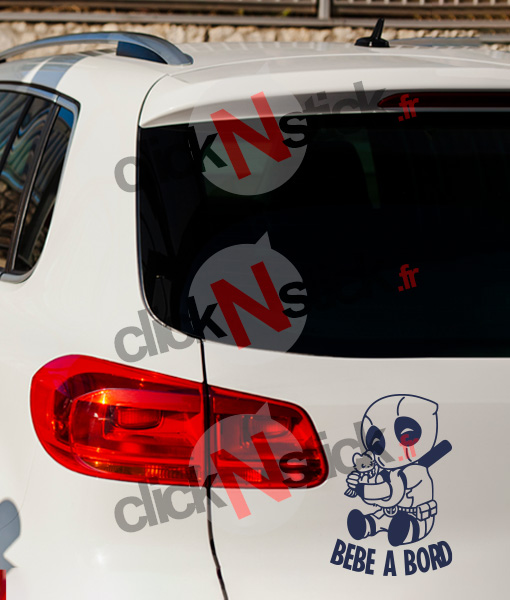 Autocollant 'Bébé à Bord' Avec Chouette - Blanc, 20 Cm, Anakiss, Pour Voiture