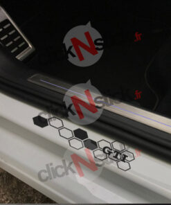 Stickers GTI nid d'abeille alvéoles pour volkwagen golf GTI vendus par 2 côté gauche et côté droit