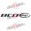 Sticker BCD design tuning sur 1 ligne