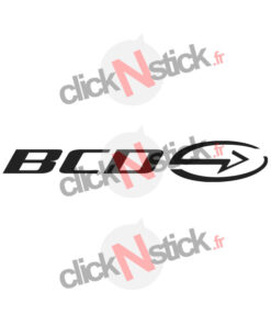 Sticker BCD design tuning sur 1 ligne