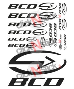 Planche de stickers BCD tuning pour scooter et moto booster nitro tmax