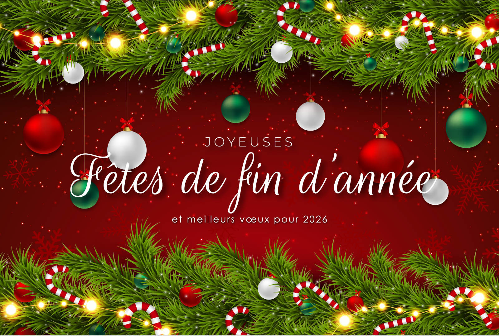 Votre site 100% stickers vous souhaite un excellent Noël et de très belles fêtes de fin d'année.