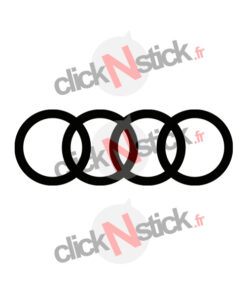 sticker audi anneaux german