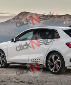 Stickers autocollant Audi anneaux pour A1, S1, A3, RS3, A4, RS4 etc...