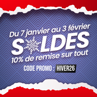 Soldes d'hiver 2026 sur tous les stickers avec le code promo hiver26