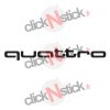 Sticker autocollant audi quattro 4 roues motrices